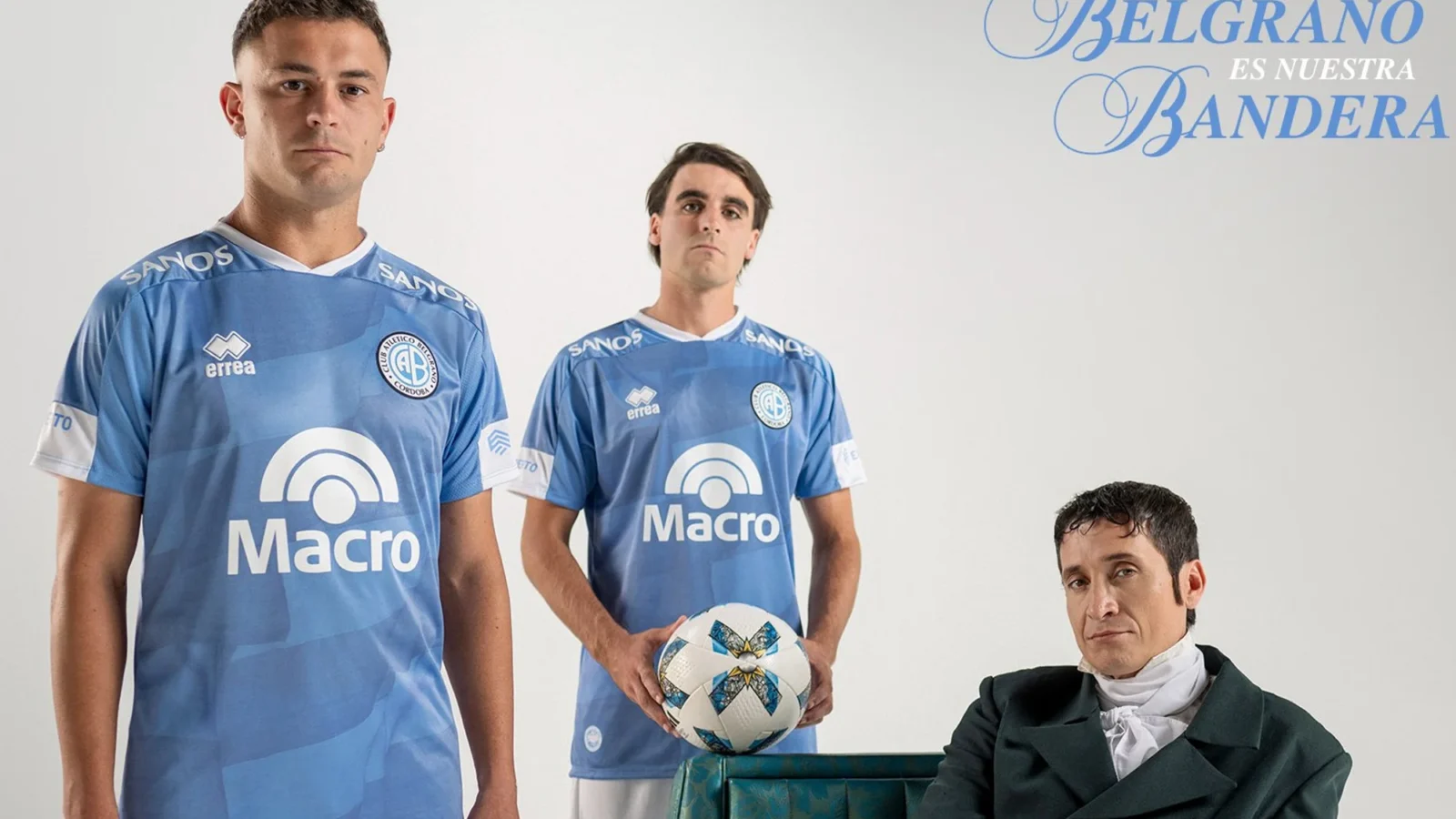 CA Belgrano viste su camiseta 2024-2025 con la Bandera de Macha
