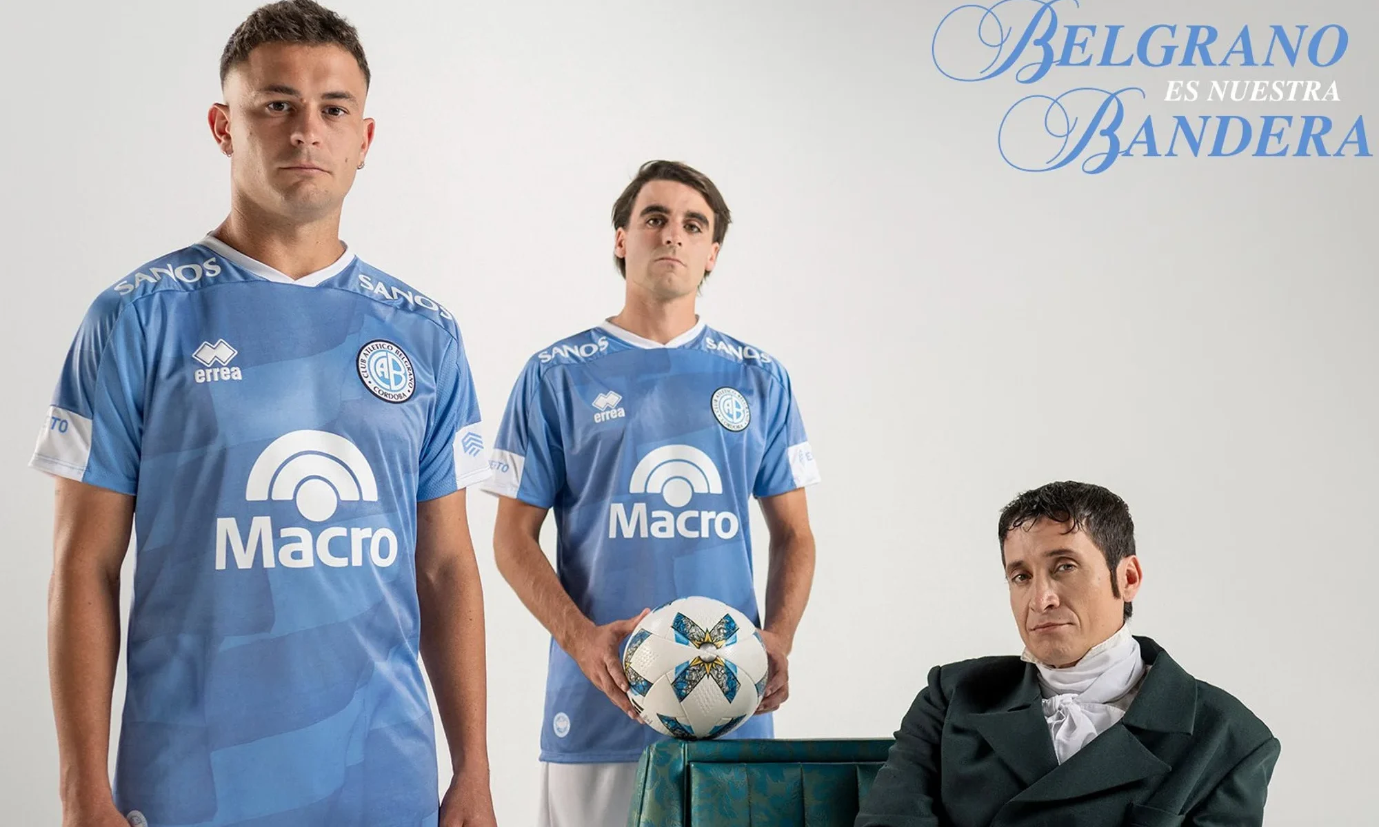 CA Belgrano viste su camiseta 2024-2025 con la Bandera de Macha
