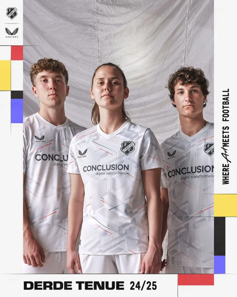 Tercera camiseta del FC Utrecht 2024-2025: homenaje a los artistas de la ciudad