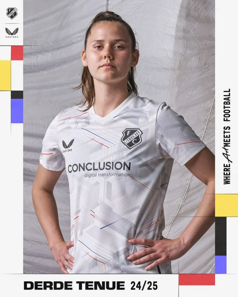 Tercera camiseta del FC Utrecht 2024-2025: homenaje a los artistas de la ciudad