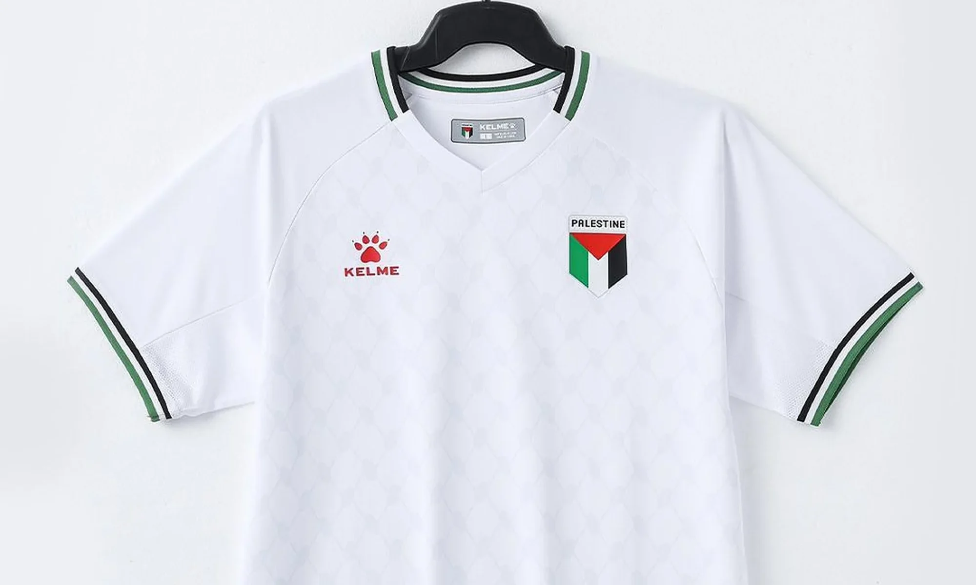 Así son las camisetas de Palestina 2024-2025 de Kelme, inspiradas en el keffiyeh
