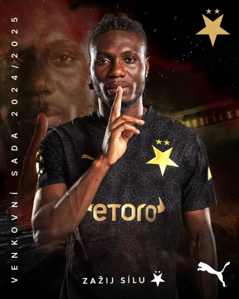 Así son las camisetas del Slavia Praga 2024-2025