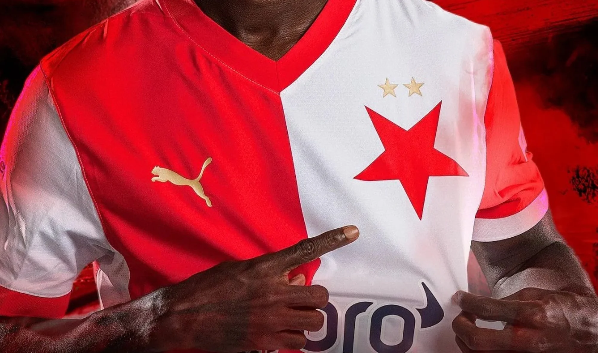Así son las camisetas del Slavia Praga 2024-2025