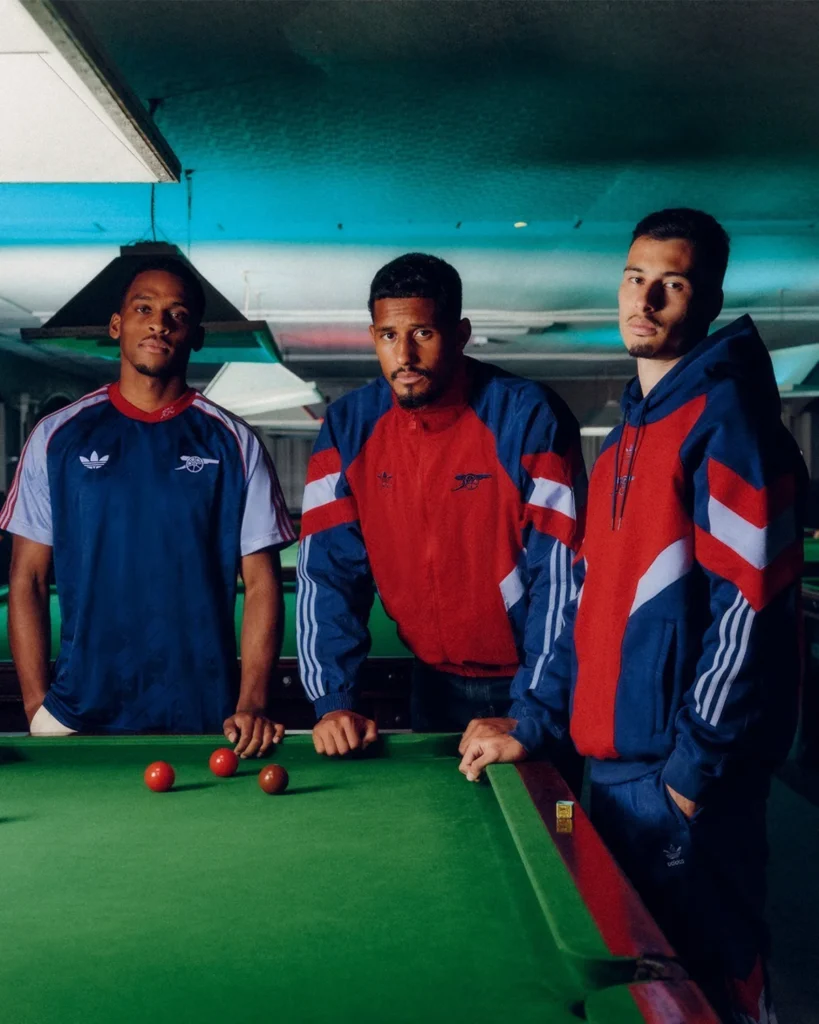 adidas Originals amplía su colección del Arsenal inspirada en los años 90