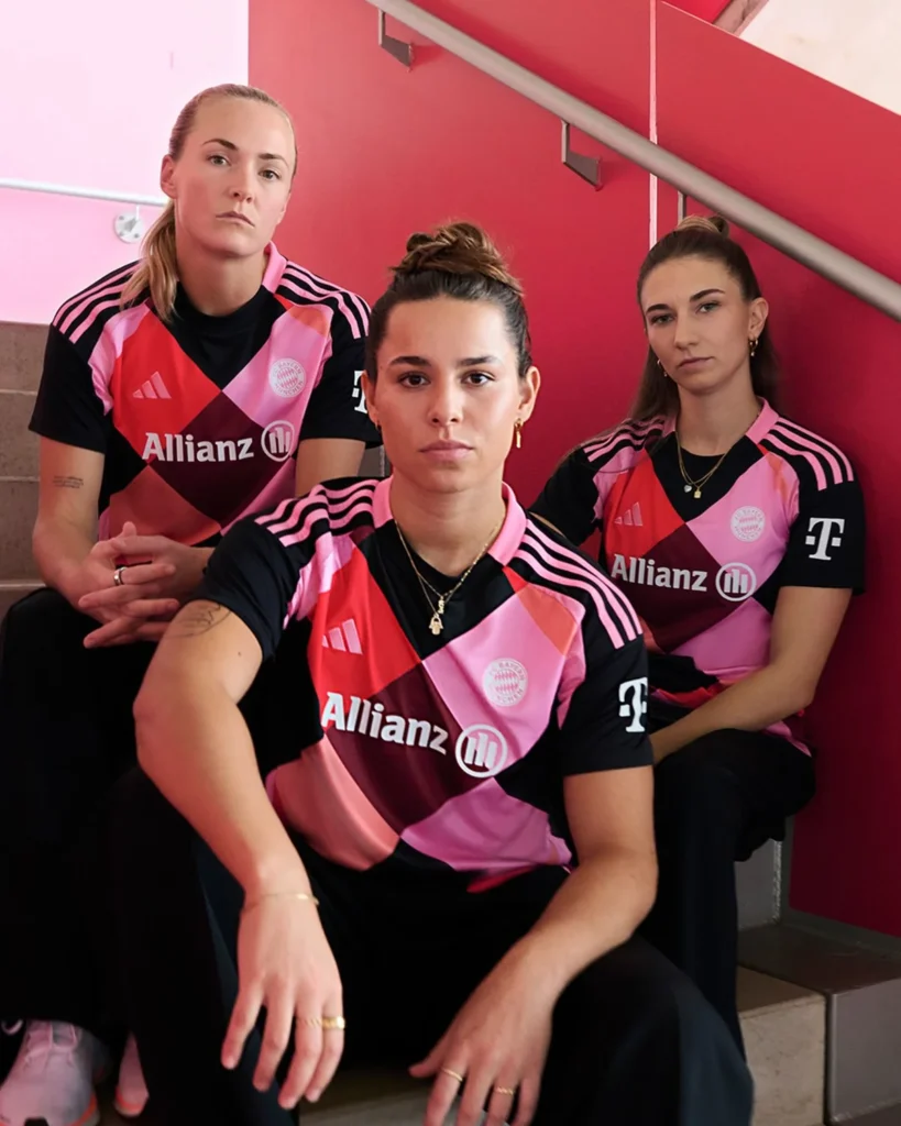 Bayern de Múnich presenta una camiseta femenina de edición especial contra el cáncer de mama