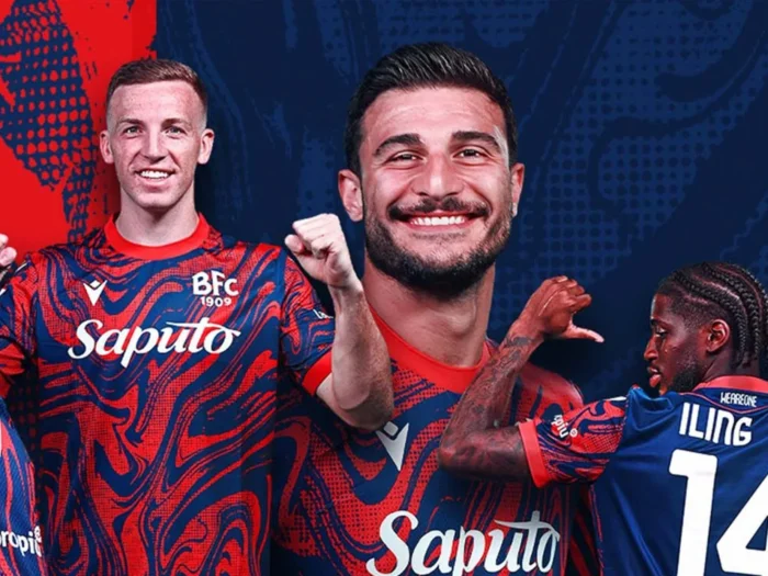 Tercera camiseta del Bologna 2024-2025 inspirada en el arte moderno