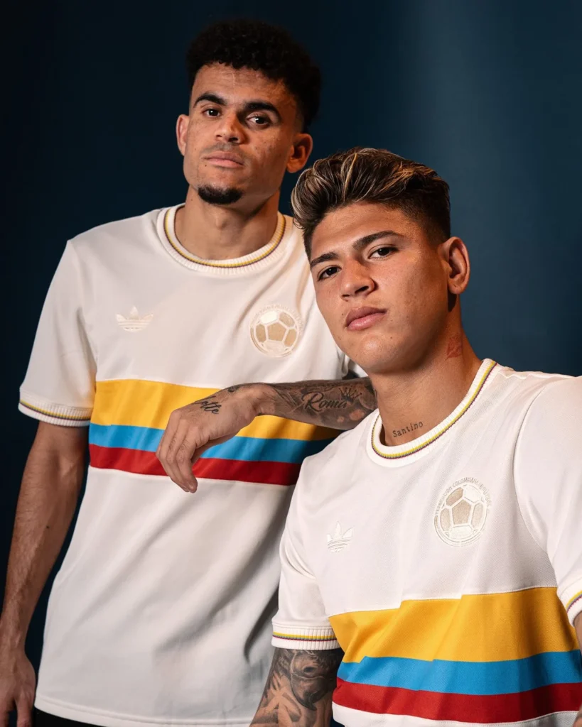 adidas lanza la camiseta del centenario de la federación colombiana de fútbol