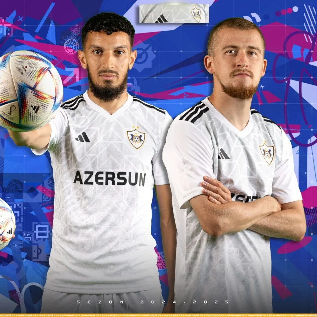 Así son las camisetas del FC Qarabağ 2024-2025 de adidas