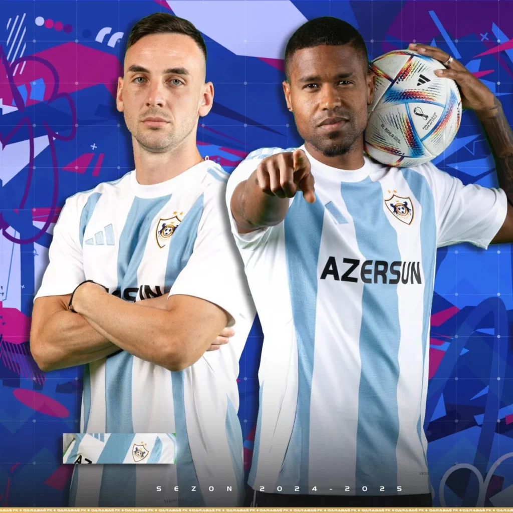 Así son las camisetas del FC Qarabağ 2024-2025 de adidas