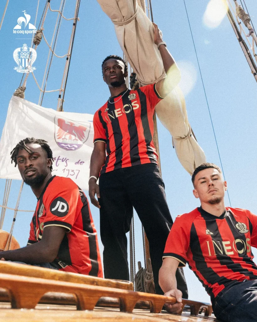 OGC Niza presenta sus camisetas 2024-2025: oro, historia y homenaje a los 120 años del club