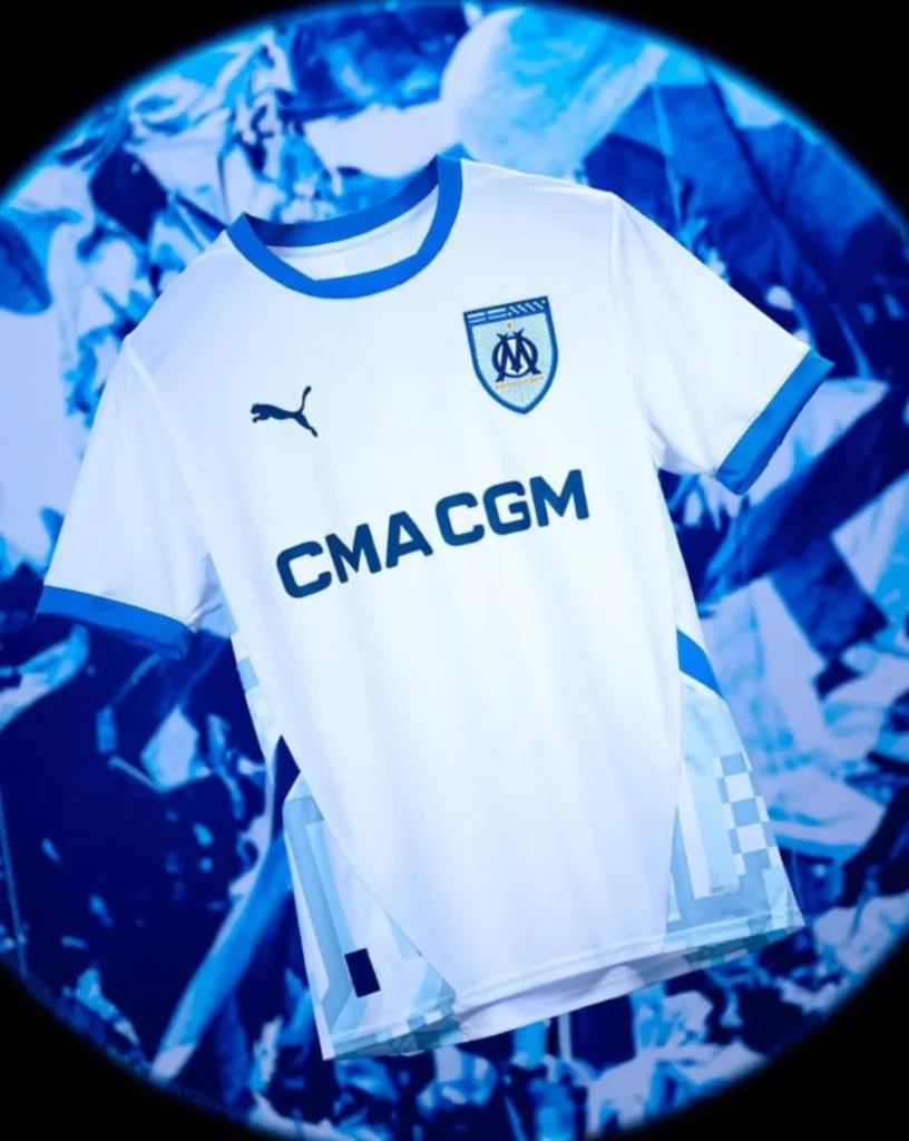 Así son las camisetas del Olympique de Marsella 2024-2025, con homenaje a los 125 años del club