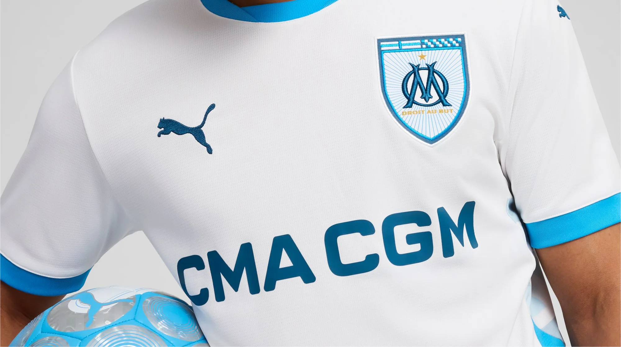 Así son las camisetas del Olympique de Marsella 2024-2025, con homenaje a los 125 años del club