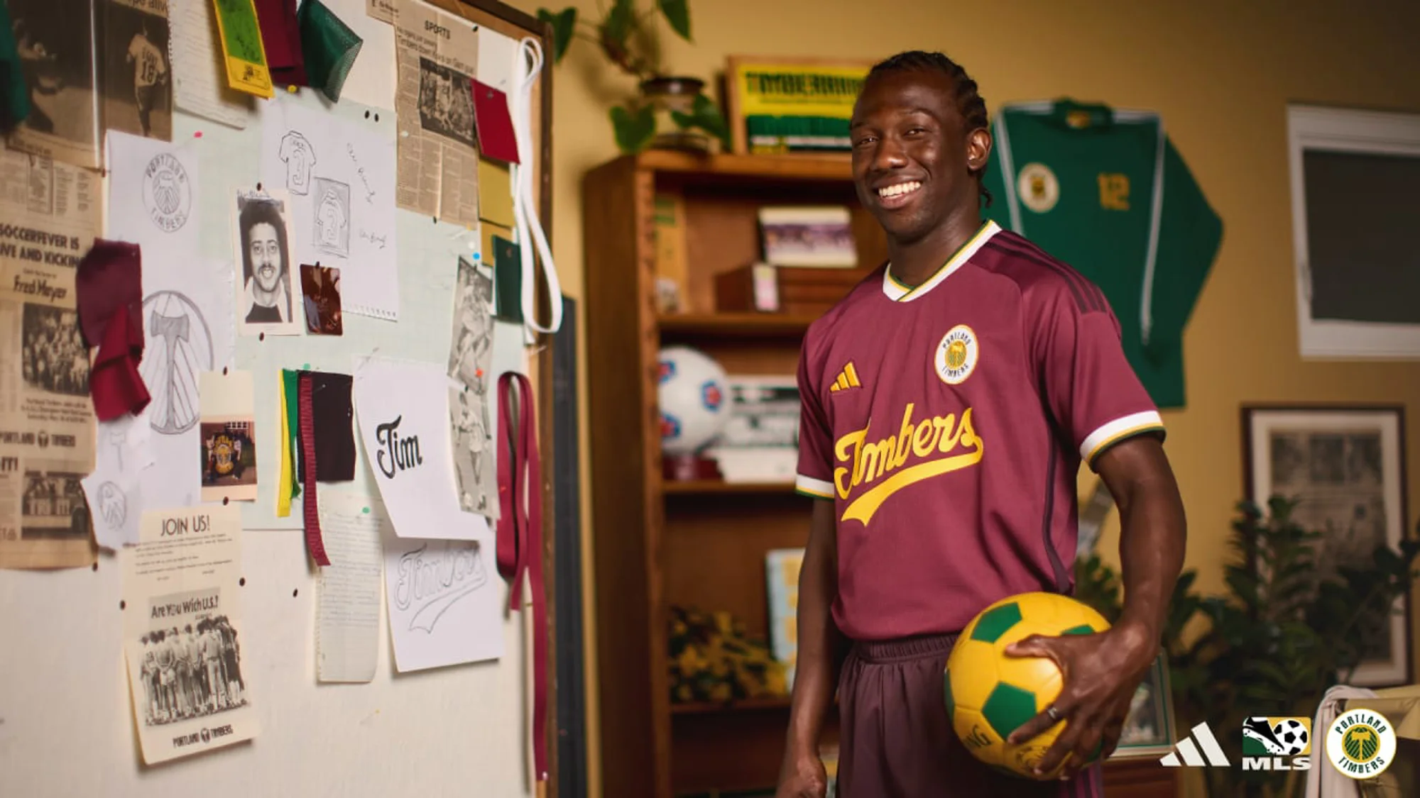 Portland Timbers rinde homenaje a Clive Charles con su tercera camiseta 2024-2025