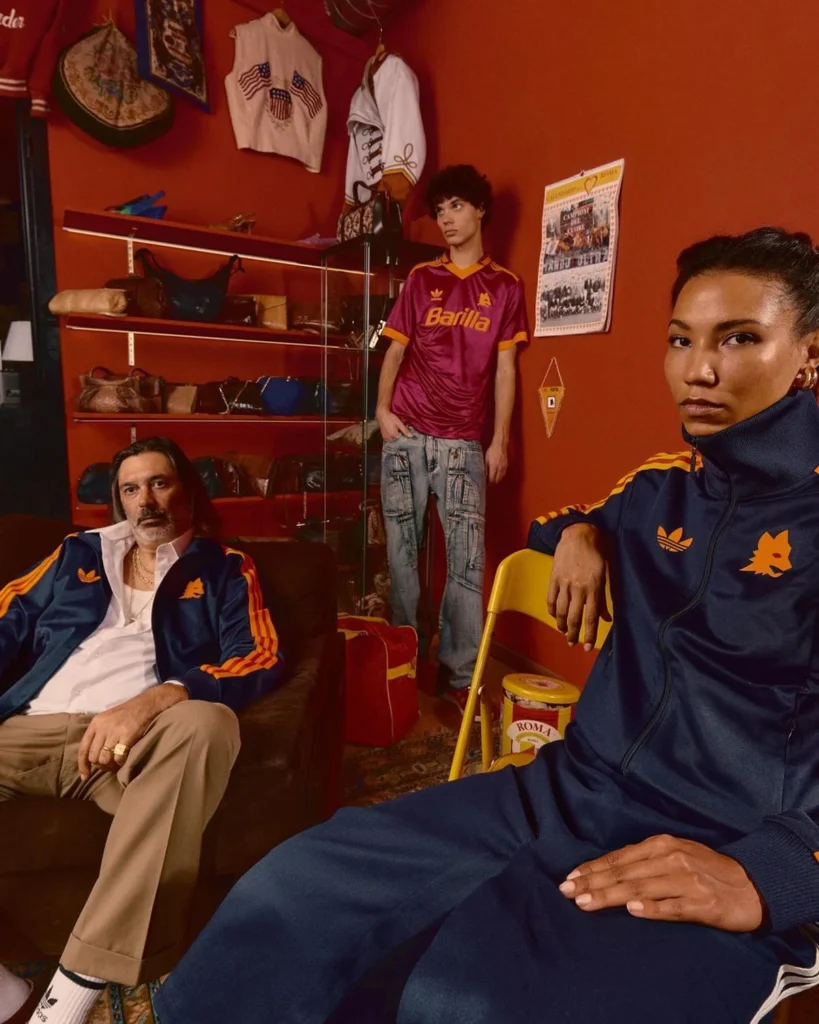 adidas relanza la camiseta local de la AS Roma de 1993 en una réplica exacta