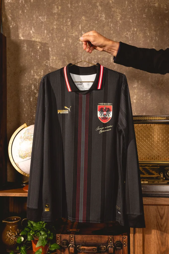 PUMA lanza una camiseta especial de Austria por los 50 años de colaboración