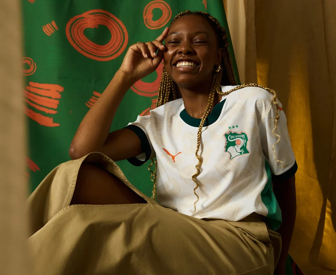 Las camisetas de Costa de Marfil para la Copa Africana 2025 muestran los colmillos del elefante
