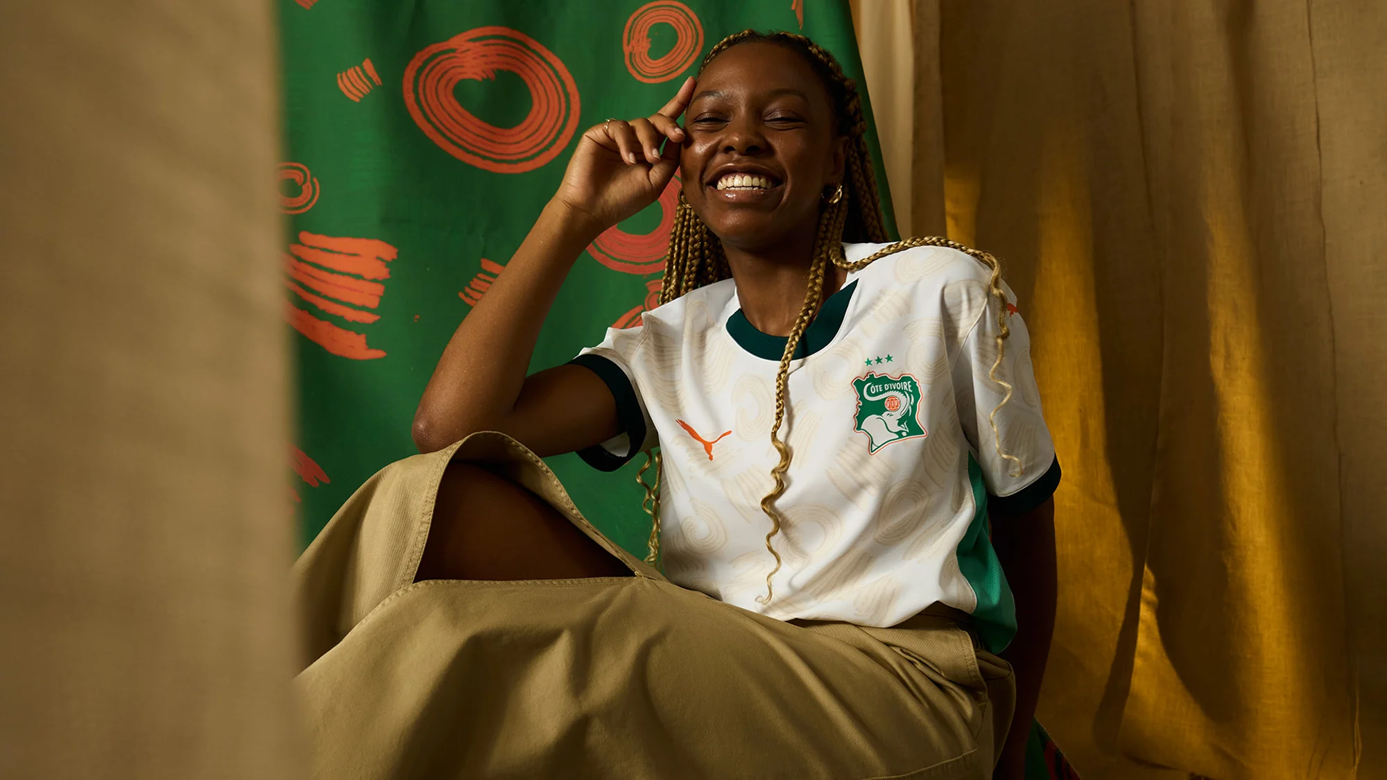 Las camisetas de Costa de Marfil para la Copa Africana 2025 muestran los colmillos del elefante