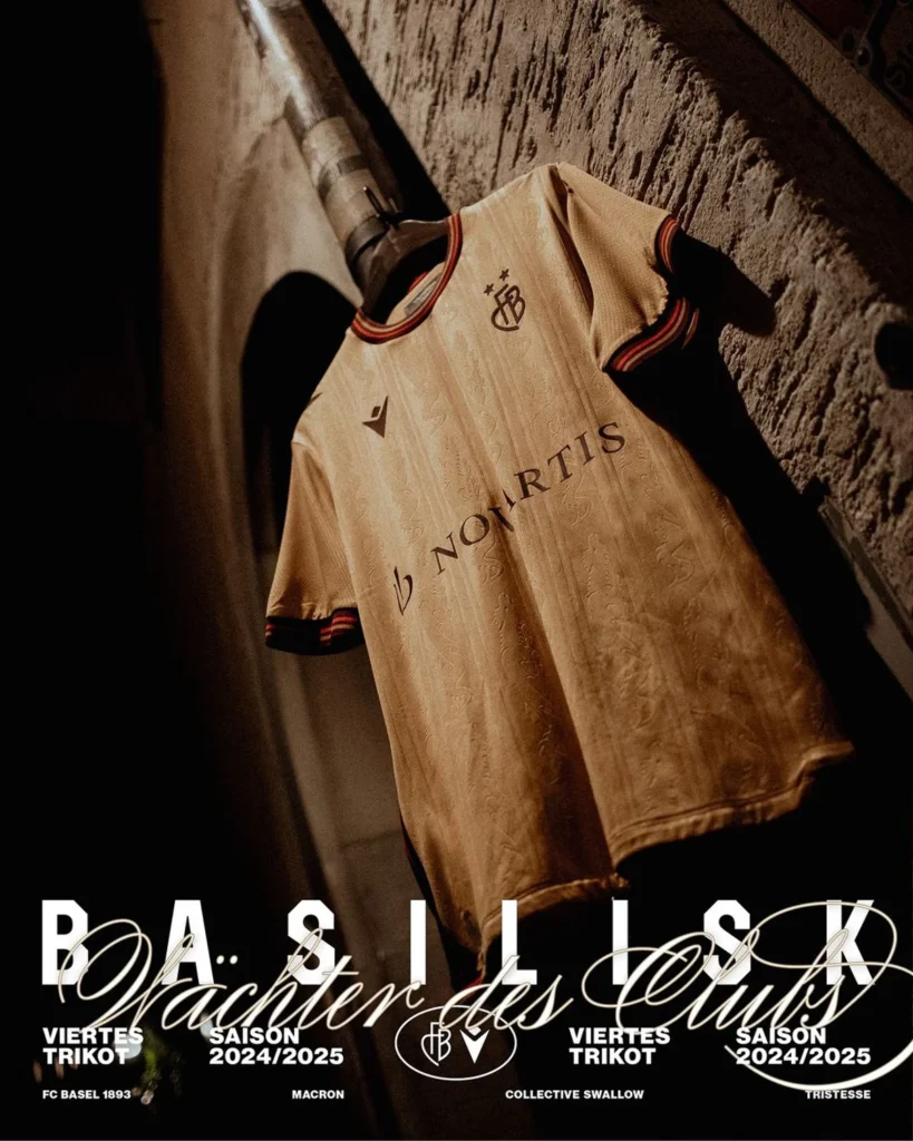 La cuarta camiseta del FC Basel 2024-2025 cuenta la leyenda del Basilisco