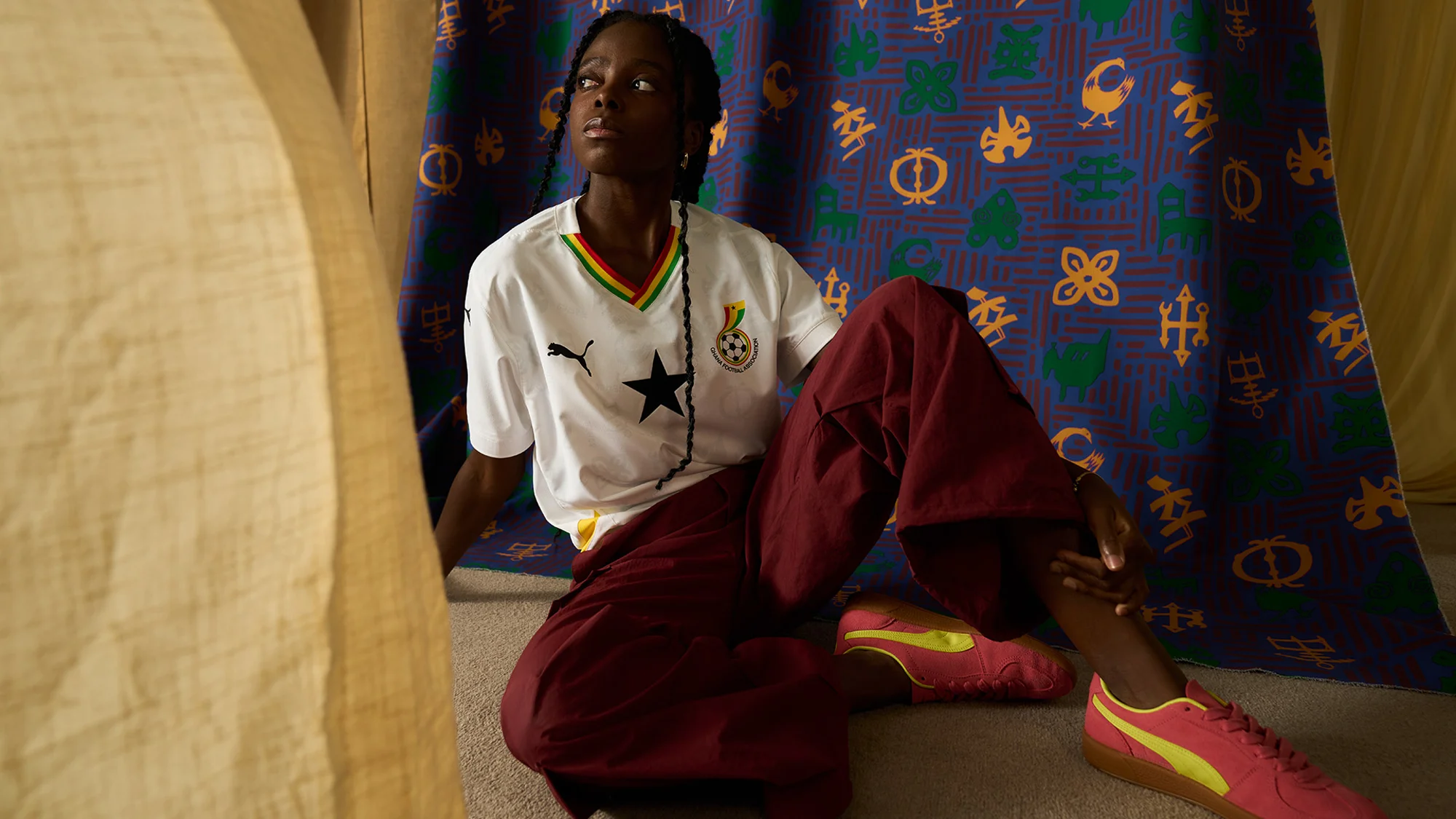 Ghana presenta sus camisetas 2025, inspiradas en los símbolos Adinkra