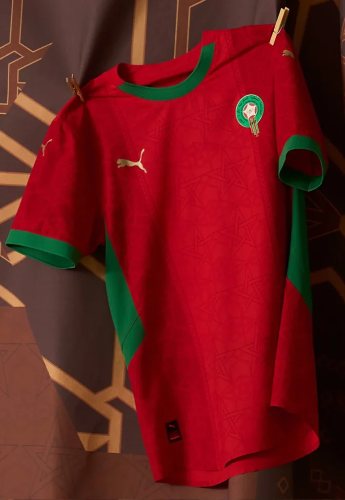 Marruecos presenta su camiseta local 2025 inspirada en los azulejos zellige