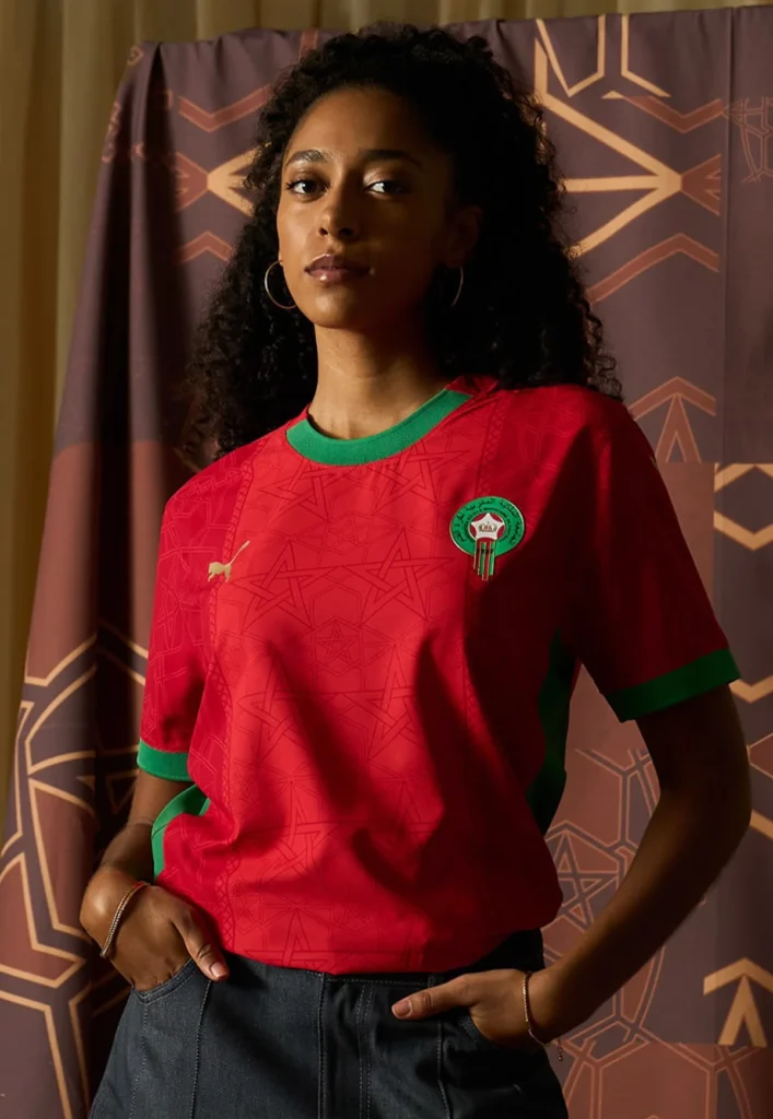 Marruecos presenta su camiseta local 2025 inspirada en los azulejos zellige