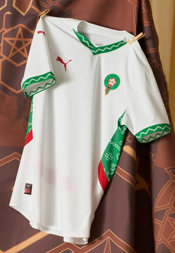 Marruecos presenta su camiseta visitante 2025, inspirada en las alfombras marroquíes