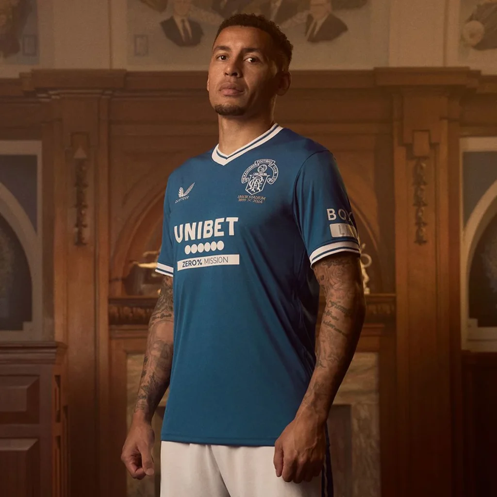 Camisetas del Rangers FC 2024-2025 inspiradas en Ibrox Park