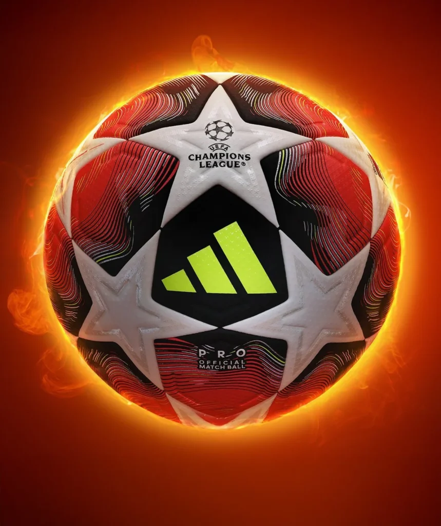 adidas presenta el balón Champions League 3rd «Fired Up» para la temporada 2024-2025