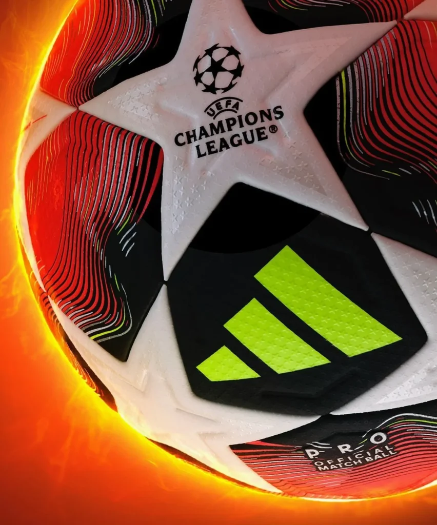adidas presenta el balón Champions League 3rd «Fired Up» para la temporada 2024-2025