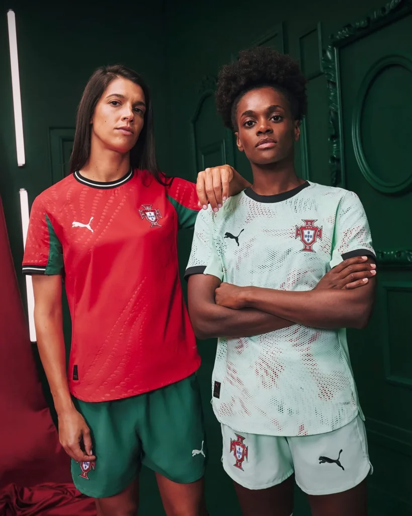 Portugal presenta su camiseta suplente 2025-2026, con olas inspiradas en los colores nacionales