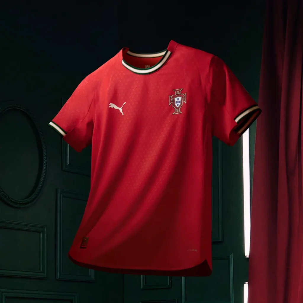 Portugal estrena camiseta titular 2025-2026 de Puma, inspirada en las quinas