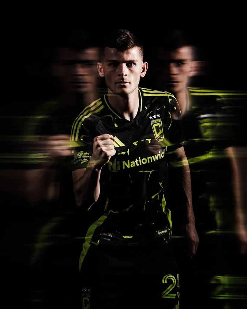 La camiseta visitante del Columbus Crew 2025-2026 se inspira en Goosebumps