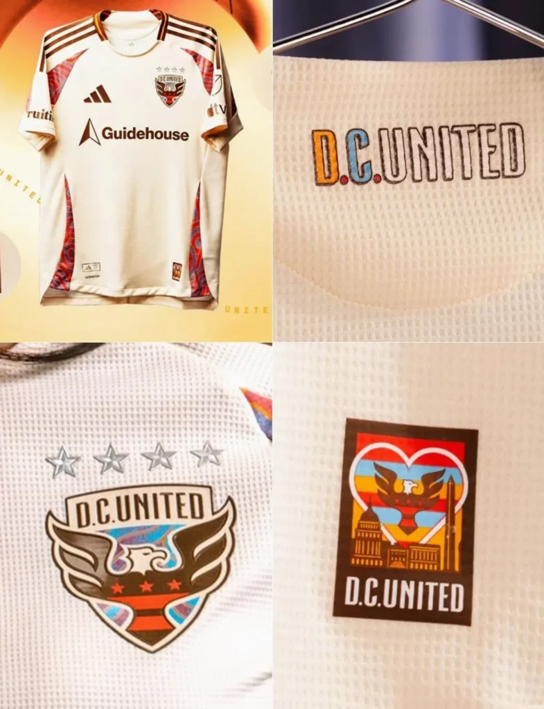 El DC United rinde homenaje al soul de Washington con su segunda camiseta 2025-2026