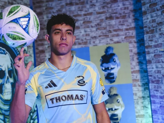 Philadelphia Union presenta una camiseta visitante con rayos eléctricos para 2025-2026