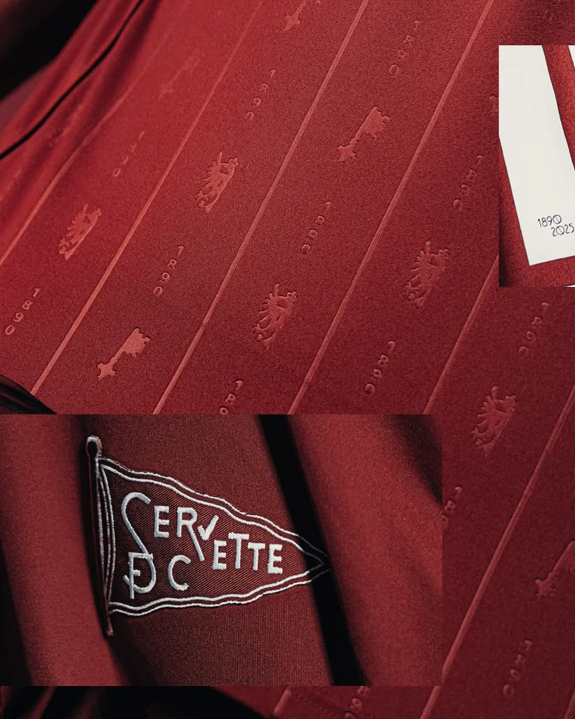 Servette FC celebra sus 135 años con una camiseta granate de adidas inspirada en sus orígenes