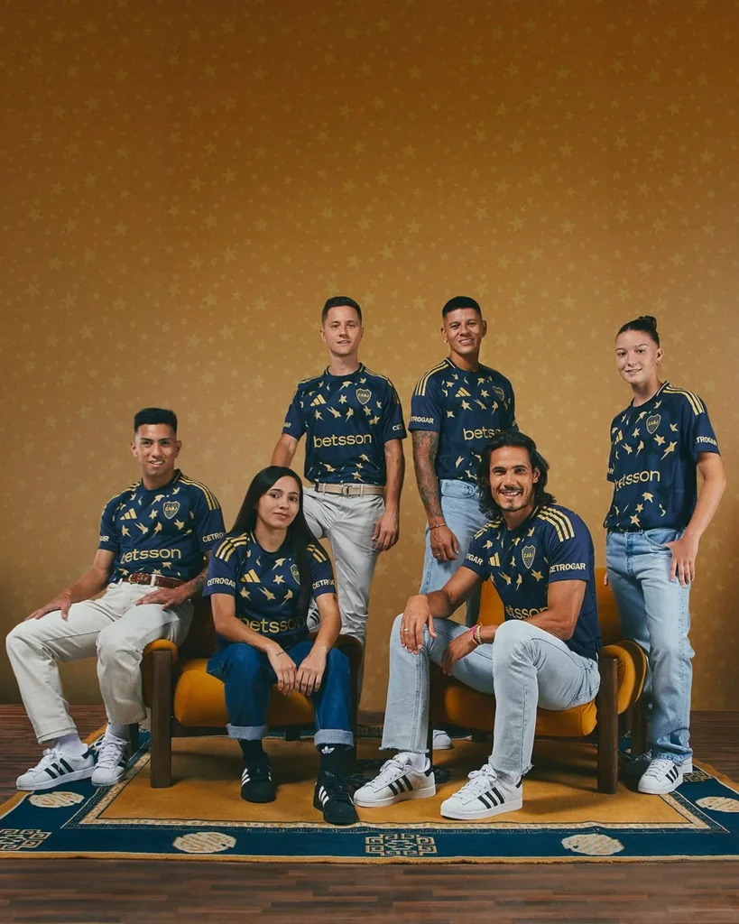 La tercera camiseta de Boca Juniors 2025-2026 se llena de estrellas