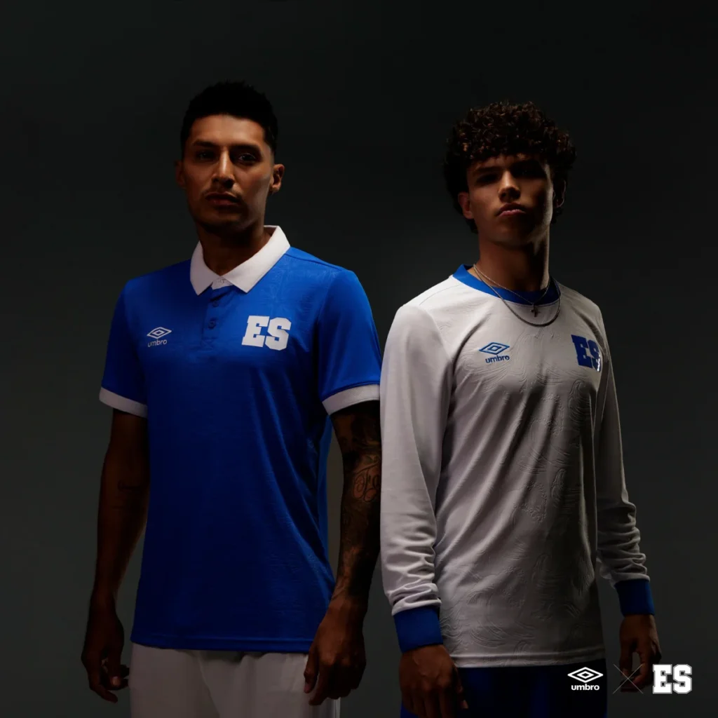 Así son las camisetas de El Salvador 2025-2026 de Umbro