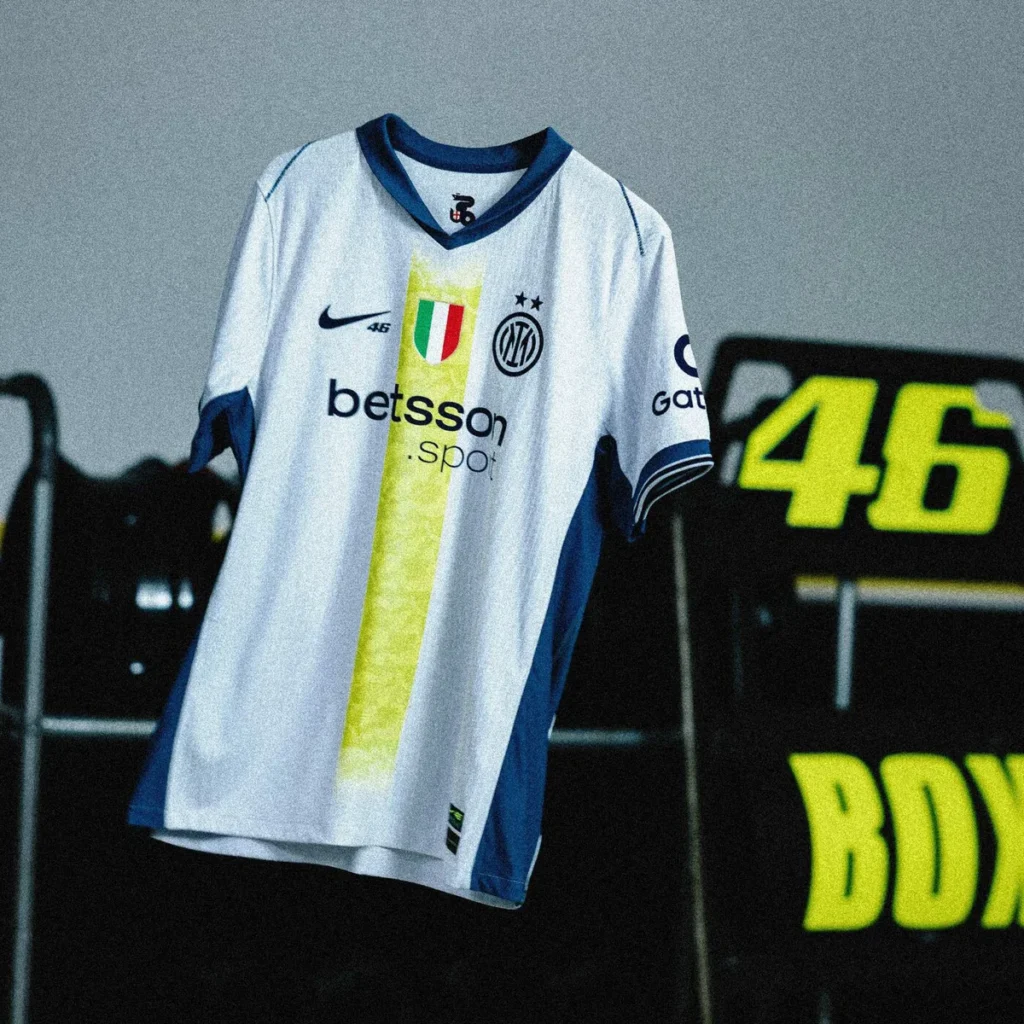 Inter y Nike lanzan una camiseta de edición especial dedicada a Valentino Rossi