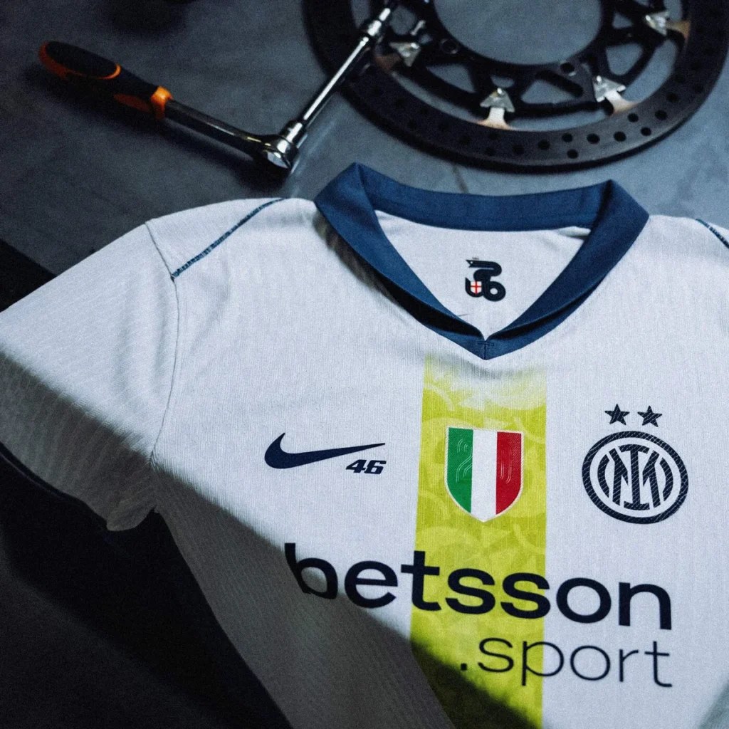 Inter y Nike lanzan una camiseta de edición especial dedicada a Valentino Rossi