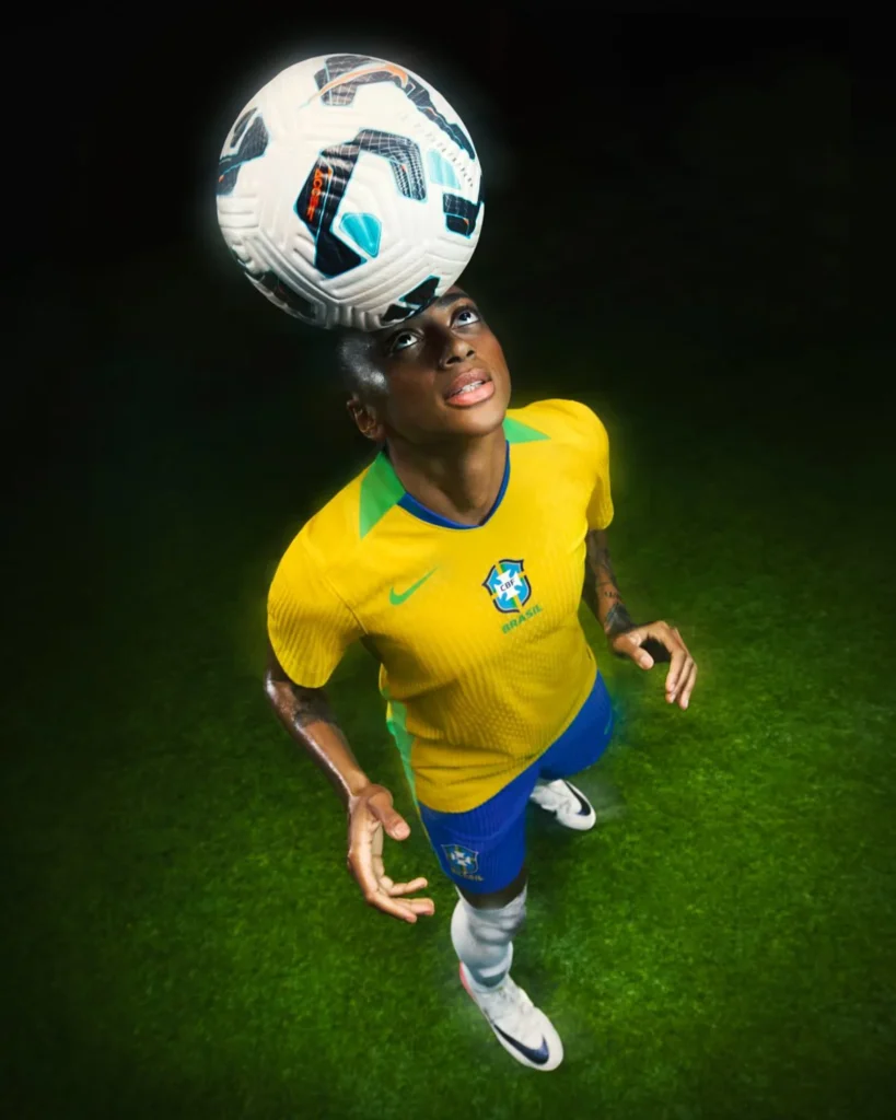 Camisetas de Brasil femenino 2025-2026: Nike rinde homenaje a la selección de mujeres
