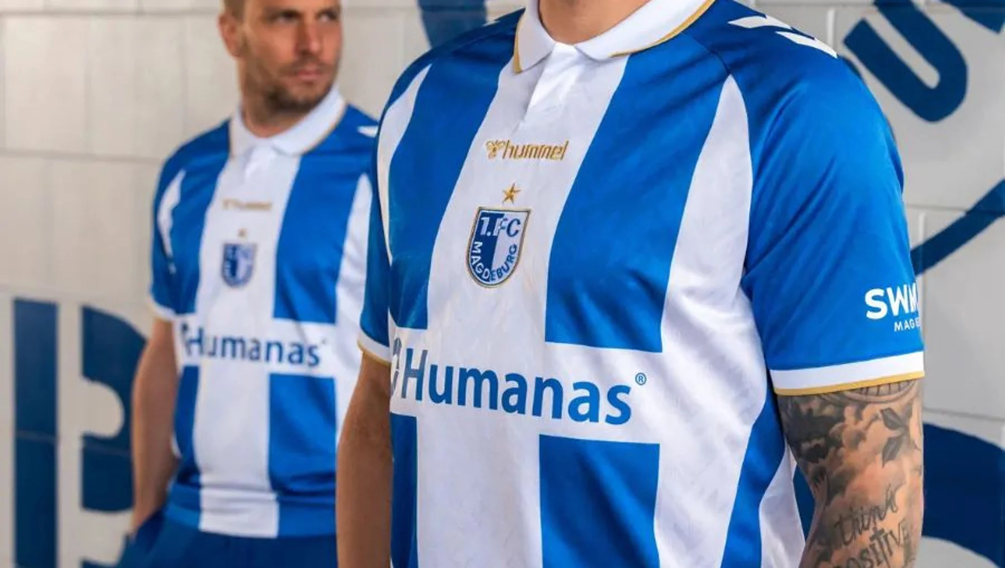 FC Magdeburg y Hummel lanzan una camiseta de edición especial por los diez años del ascenso a la 3. Liga
