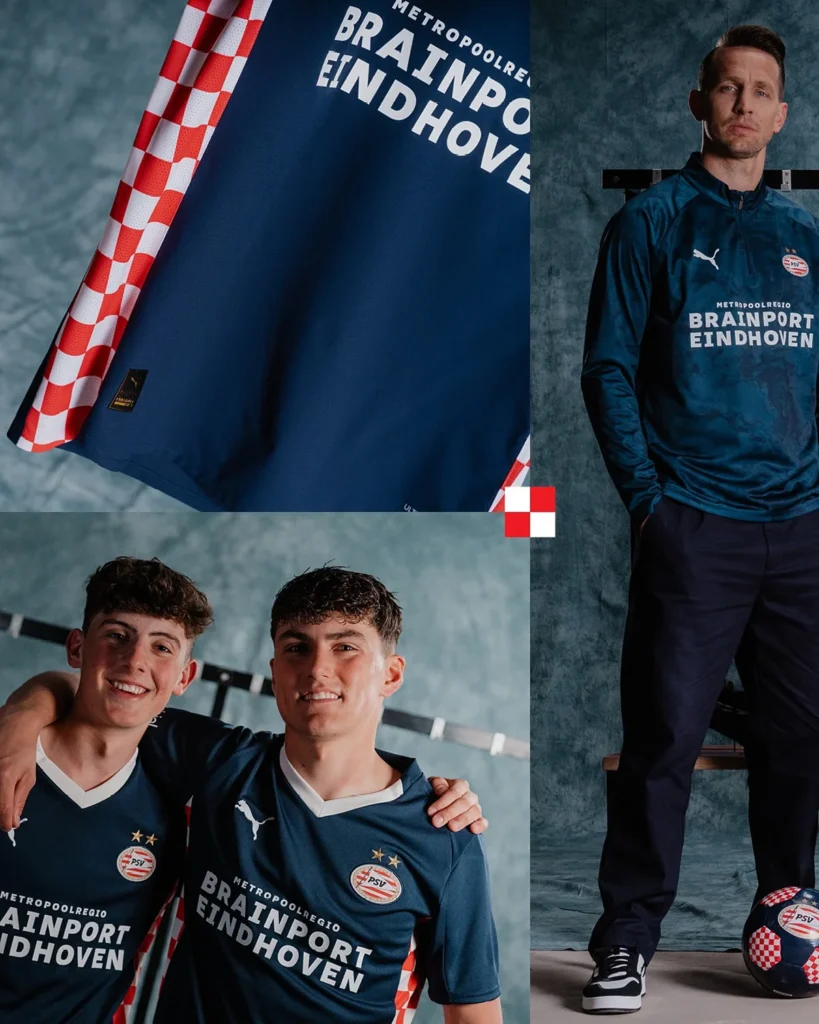 Camiseta suplente del PSV 2025-2026: inspirada en la bandera de Brabante