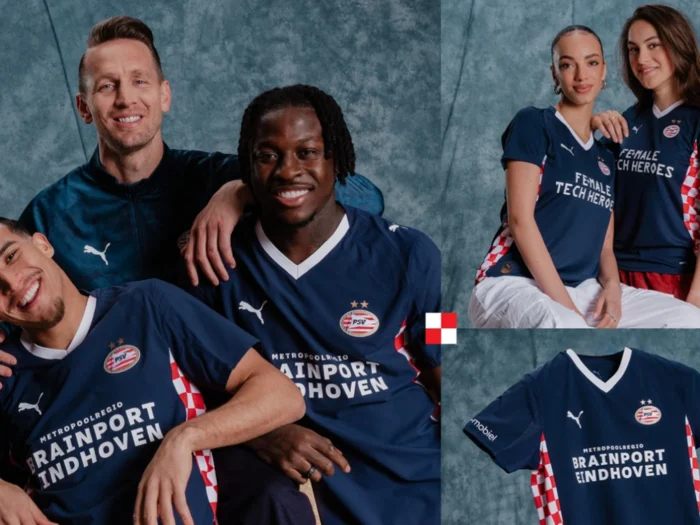 Camiseta suplente del PSV 2025-2026: inspirada en la bandera de Brabante