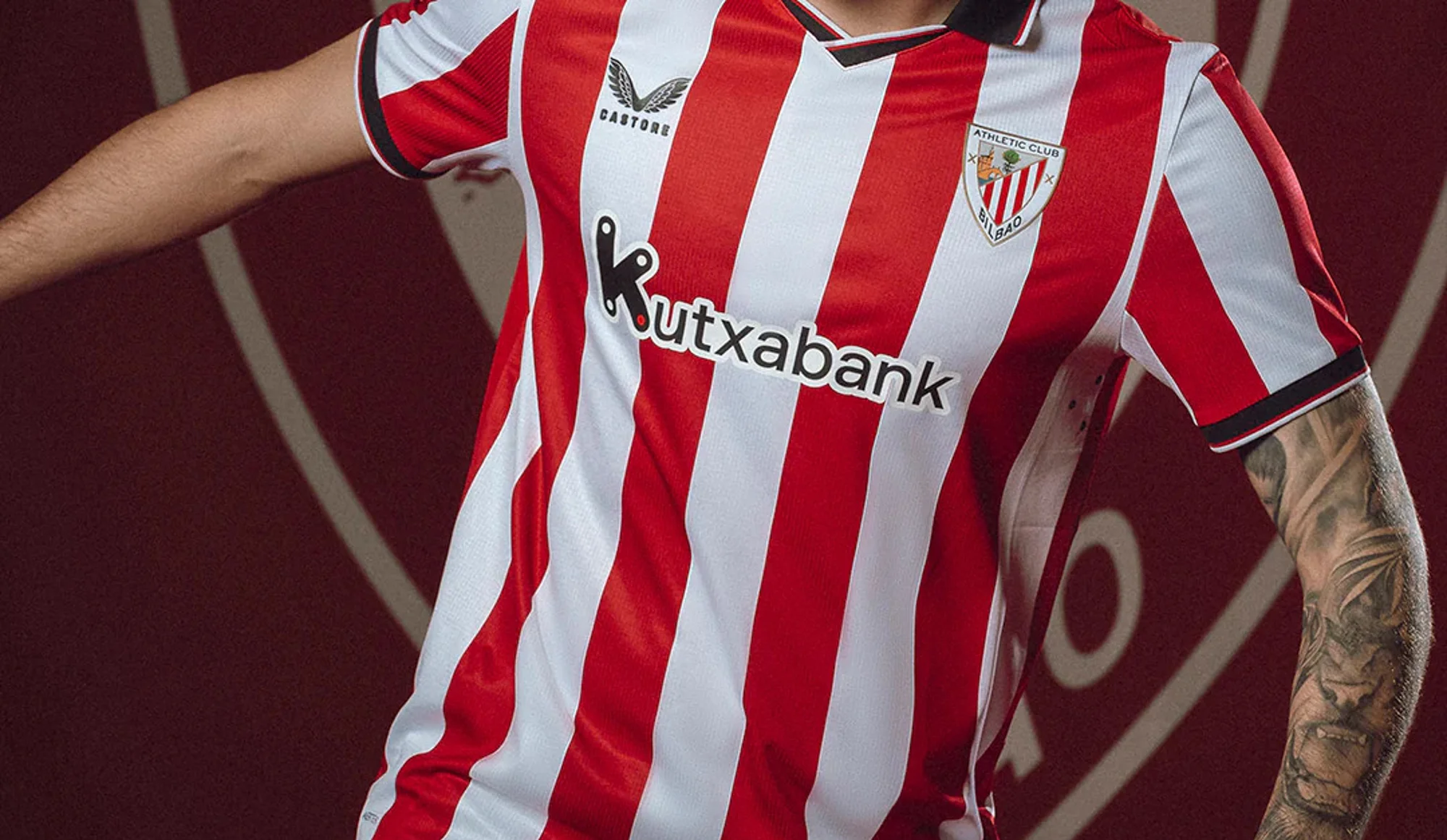 El Athletic Club rinde homenaje a la ofrenda floral a Pichichi en sus camisetas 2025-2026