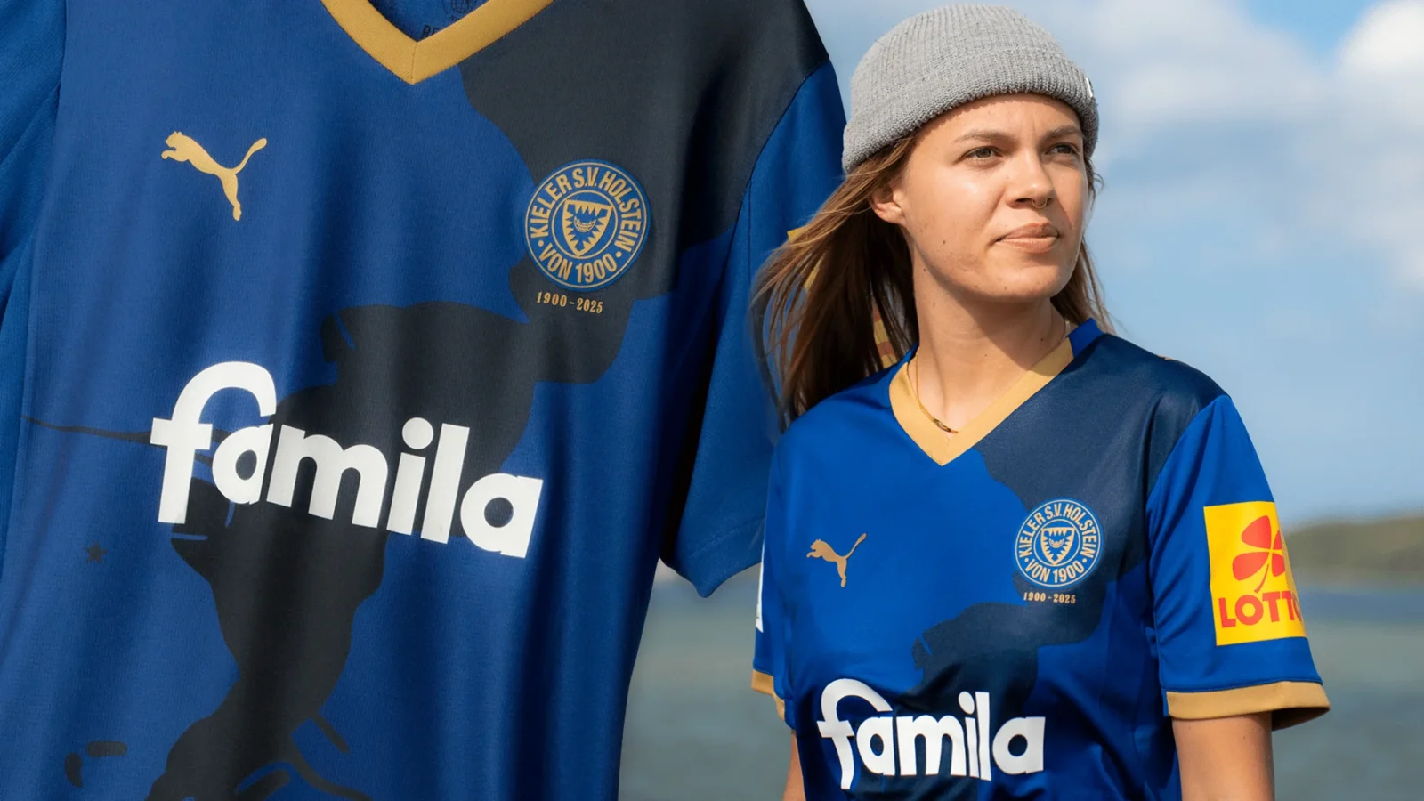 Holstein Kiel celebra sus 125 años con camisetas 2025-2026 que dibujan el fiordo de Kiel