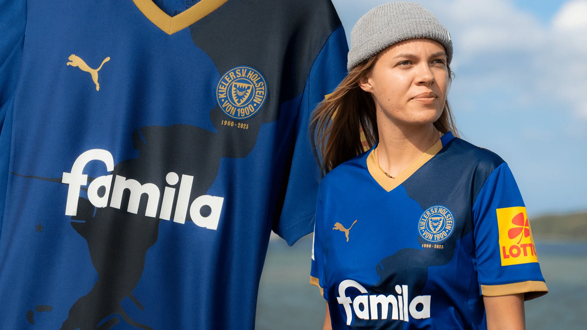 Holstein Kiel celebra sus 125 años con camisetas 2025-2026 que dibujan el fiordo de Kiel