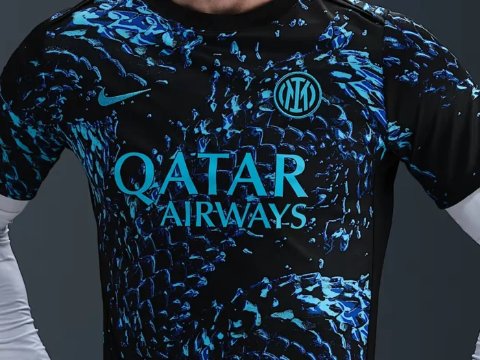 La camiseta de calentamiento del Inter de Milán 2025-2026 luce piel de serpiente