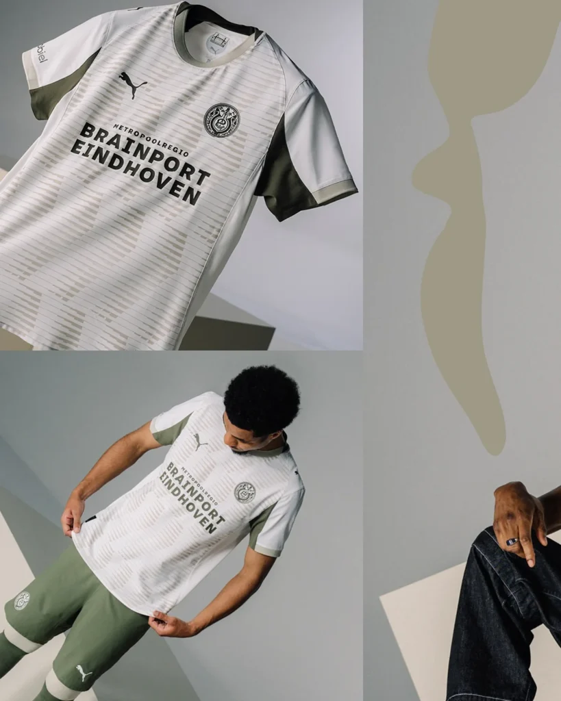 Tercera camiseta del PSV 2025-2026: homenaje al antiguo escudo y a la historia del club