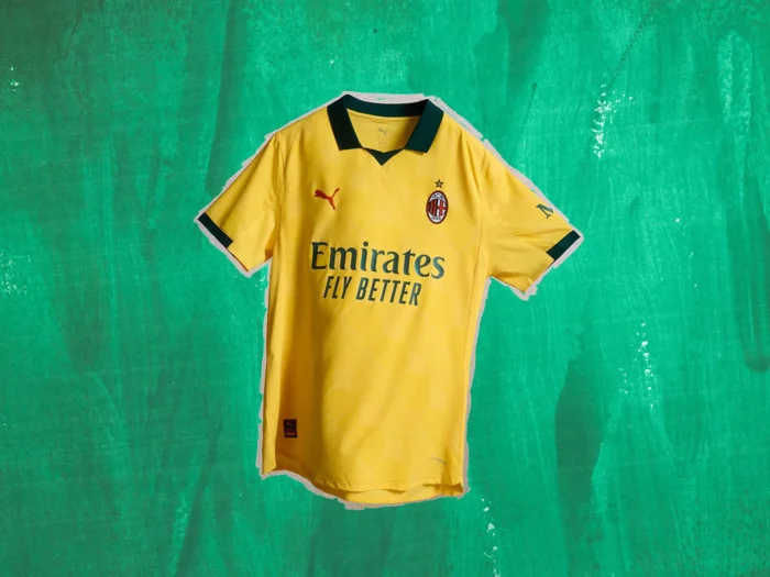Tercera camiseta del AC Milan 2025-2026, inspirada en la de 1995-1996