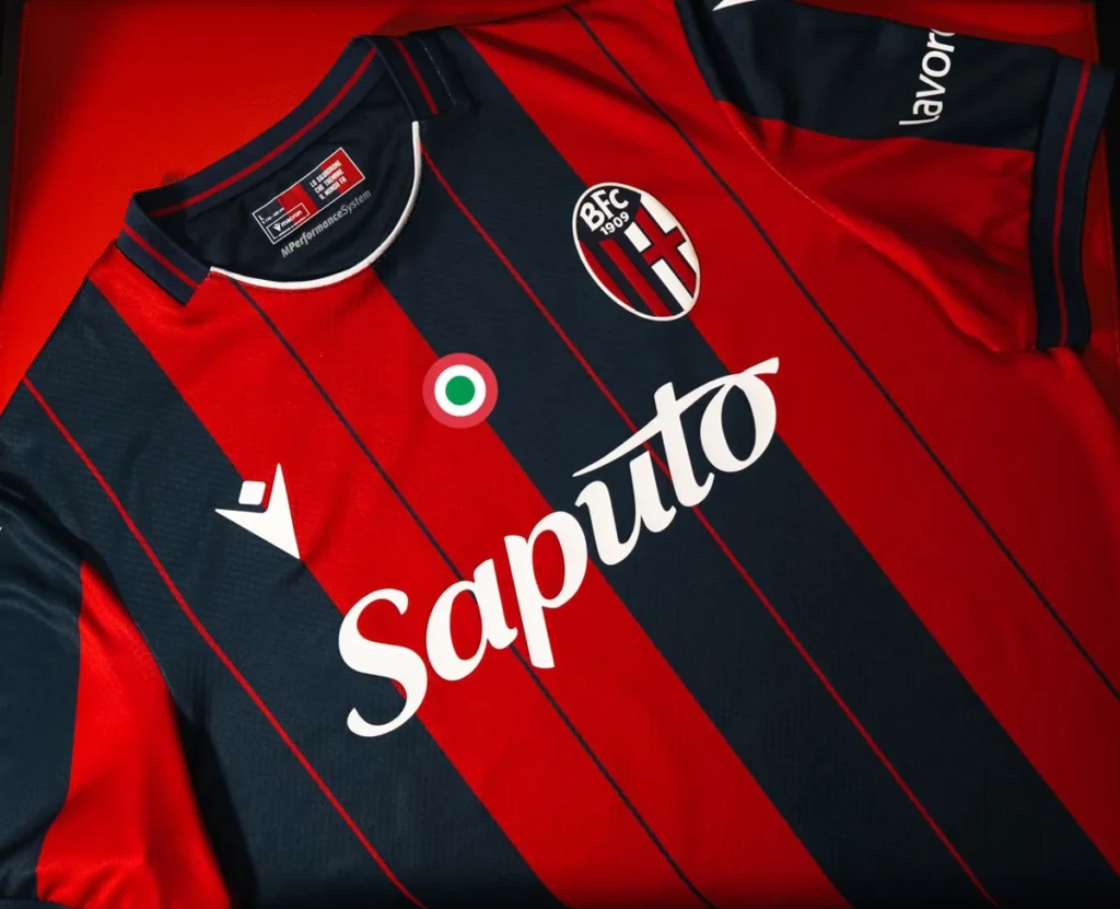 Bologna FC 1909 presenta sus camisetas 2025-2026 con el parche de la Coppa Italia